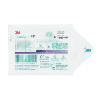 3M 9534HP - Tegaderm HP Transparent Film Dressing, Holding Power, Frame Style, 6x7cm, BX 100