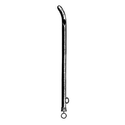 AMG 560-284 - Female Catheter, stainless steel, angled, 14 fr., EA