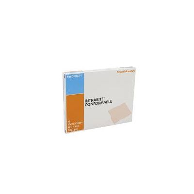 Smith&Nephew 66000324 - INTRASITE Conformable Dressing, 10cm X 10cm, BX 10