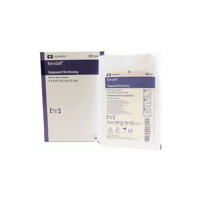 Tyco Covidien 6641 - POLYSKIN II, 4" X 4 3/4" Transparent Adhesive Dressings, Sterile (50X4Ctns/CS), 200/CS