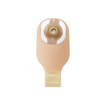 Premier CeraPlus One-Piece Drainable Pouch with Lock 'n Roll closure, Beige, AF300 filter, Convex w/ Tape border, Cut-To-Fit up to 1 1/2" (38mm)