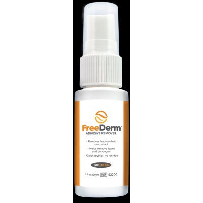 BioDerm 52200 - FreeDerm Adhesive Remover Spray, 1oz Bottle, EA