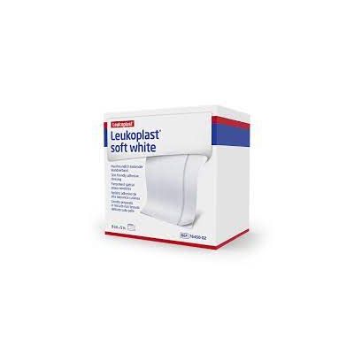 BSN Medical 7645002 - Leukoplast Soft White Dressing Roll 8cm X 5m, BX 1