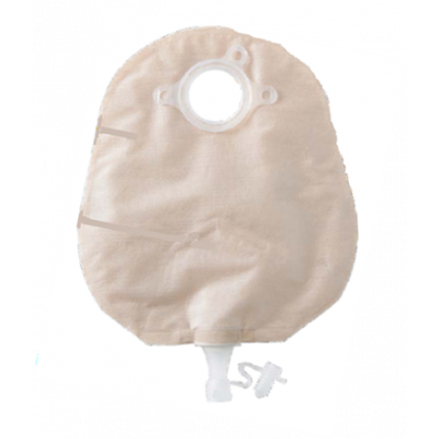 ConvaTec 413438 - Natura+ Urostomy Pouch with Soft Tap, Standard 10", Transparent, 57mm (2 1/4"), BX 10