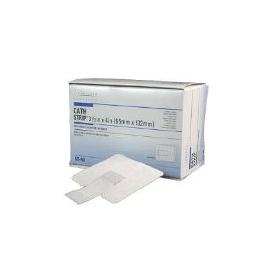Derma Sciences CS50 - CATH-STRIP Recloseable Catheter Fastener, Adhesive, Latet Free (DERMA-CS50), BX 50
