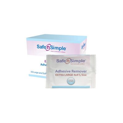 Safe n Simple Peri-Stoma Cleanser & Adhesive Remover, (50/PACKAGE