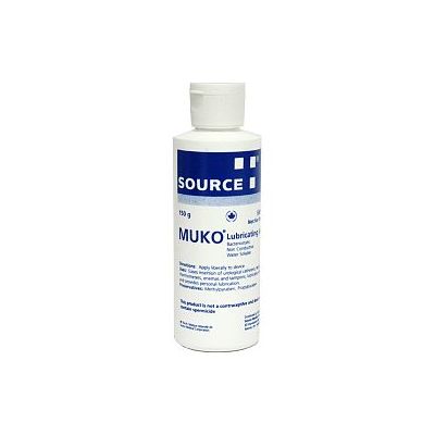 Source Medical SM1319 - Muko Bottle - Lubricating Jelly, 150 g Flip Cap (No Seal) Hard Plastic Bottle, EA (Source Medical SM1319), EA