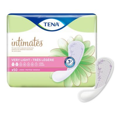 Tena 54291 - TENA Intimates Very Light Liner, Long, CS 200