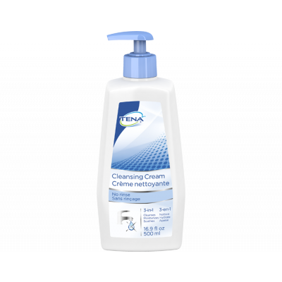 Tena 64425 - TENA 3-in-1 Cleansing Cream 250mL (8.5oz) tube. pH Balanced; Gentle on skin; Fresh Scent, CS 10