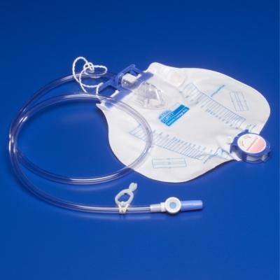Dover™ Urine Drainage Bag, Anti-Reflux Chamber, Drain Tube Hook and Loop  Hanger, Poly Bag, 2000 mL