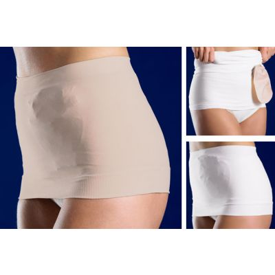 HXCH Colostomy Bag Covers-Stretchy Ostomy Support Garment Pouch Sets with  Round Opening for Ileostomy Stoma,4 Pcs